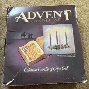 Advent Colonial Candle Of Cape Cod Candle Set